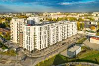 Výhľad na mesto Lodž alebo výhľad na mesto priamo z apartmánu