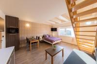 TV a/nebo společenská místnost v ubytování Apartmány Sophia 5 a 6