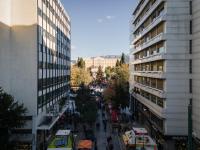 Výhľad na mesto Atény alebo výhľad na mesto priamo z apartmánu
