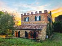 Vonkajšia záhrada v ubytovaní villa montalcino palazzina castelverdelli