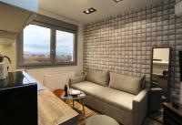 Posezení v ubytování LA Larissa Luxury Apartments Dafne