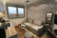 Posezení v ubytování LA Larissa Luxury Apartments Dafne