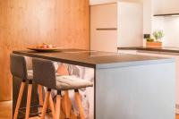 Kuchyňa alebo kuchynka v ubytovaní Brantenhof Ferienwohnung Pomum