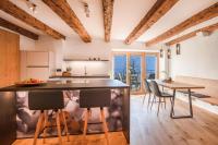 Kuchyňa alebo kuchynka v ubytovaní Brantenhof Ferienwohnung Pomum