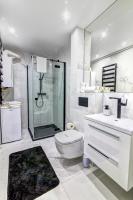 Kúpeľňa v ubytovaní Apartament Gwiazda Perła Krynicy