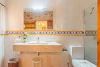 A bathroom at Finca Sitjoles