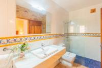 A bathroom at Finca Sitjoles