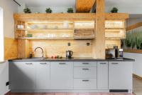 Kuchyňa alebo kuchynka v ubytovaní Apartament Natura Zakopane