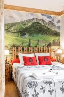 Posteľ alebo postele v izbe v ubytovaní Apartament Natura Zakopane