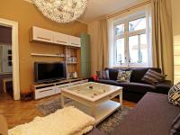 Televízia a/alebo spoločenská miestnosť v ubytovaní Apartment Tichy by Interhome