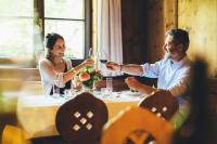 Nápoje v ubytování Natur Resort RISSBACHER