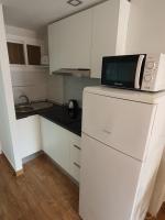 A kitchen or kitchenette at Beautiful Studio in Minerva