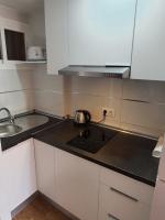 A kitchen or kitchenette at Beautiful Studio in Minerva