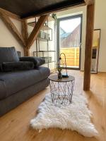 Posedenie v ubytovaní Bergglück - gemütliches Appartement am Traunsee