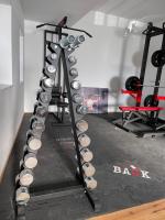 Posilňovňa alebo fitness centrum v ubytovaní Bergglück - gemütliches Appartement am Traunsee