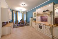 Kuchyň nebo kuchyňský kout v ubytování Apartment Biskupska