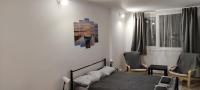 Posteľ alebo postele v izbe v ubytovaní Apartman Lake