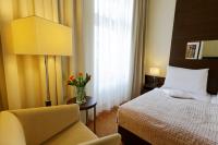 Postel nebo postele na pokoji v ubytování Clarion Hotel Prague City
