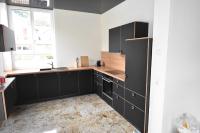 Kuchyň nebo kuchyňský kout v ubytování Ferienhaus Alte Glaserei