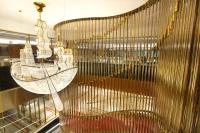 a large bird cage with a boat in it at Holiday Inn Dhaka City Centre by IHG in Dhaka