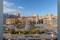 Nespecifikovaný výhled na destinaci Girona nebo výhled na město při pohledu z apartmánu