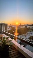 Pohľad na východ alebo západ slnka z apartmánu alebo blízkeho okolia