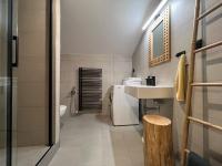 Kuchyň nebo kuchyňský kout v ubytování Apartmány Panorama Harrachov