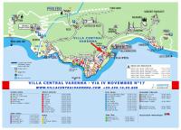 The floor plan of Villa Central Varenna