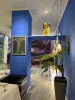 Posezení v ubytování Blue Shades Hotel