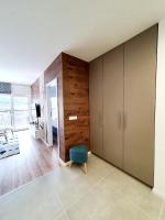Posedenie v ubytovaní Apartament Szyszka Izerski Resort - strefa z sauną