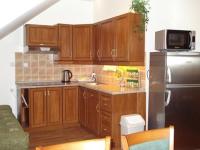 Kuchyň nebo kuchyňský kout v ubytování Horské apartmány Jeseníky
