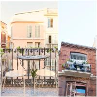 A balcony or terrace at Del Parque Flats Especerias Balcony