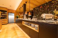 Kuchyň nebo kuchyňský kout v ubytování Ferienhotel Jörglerhof