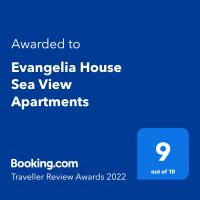 Certifikát, hodnocení, plakát nebo jiný dokument vystavený v ubytování Evangelia House Sea View Apartments