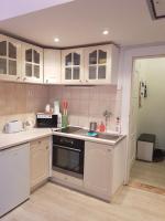Kuchyň nebo kuchyňský kout v ubytování Get Prague Flat Slovenska