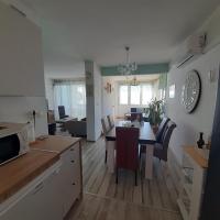 Kuchyň nebo kuchyňský kout v ubytování Apartments Milina
