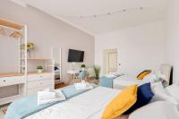 Posteľ alebo postele v izbe v ubytovaní Elegant Aparment Vittorio City Center
