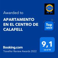 Certifikát, hodnocení, plakát nebo jiný dokument vystavený v ubytování APARTAMENTO EN EL CENTRO DE CALAFELL