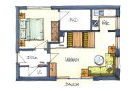 Plan piętra w obiekcie holiday home, Itter