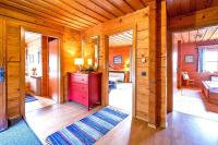 Łóżko lub łóżka w pokoju w obiekcie Chalets in Eben im Pongau