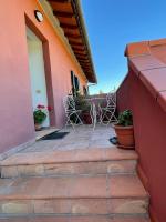Balkon lub taras w obiekcie Appartamento TERRACOTTA nel Podere Gretano