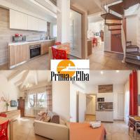 Kuchnia lub aneks kuchenny w obiekcie Prima dell'Elba Family Apartments