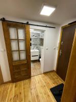 Łóżko lub łóżka w pokoju w obiekcie Mostowa Apartment