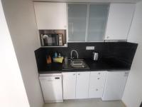 Kuchyň nebo kuchyňský kout v ubytování Apartmán Zuzka