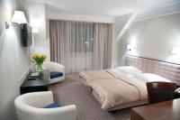 Posteľ alebo postele v izbe v ubytovaní Hotel Focus