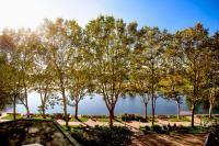 a view of a park with trees and a lake at Le Lac d&#39;Or - Duke Housing in Créteil