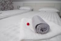 Postel nebo postele na pokoji v ubytování Apartma Tia