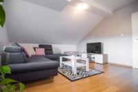 TV a/nebo společenská místnost v ubytování Apartma Tia