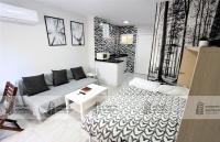 Postel nebo postele na pokoji v ubytování 243 Águila apartamentos - Estudio vista al mar - Piscina y Playa