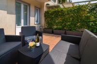 A seating area at Bright Terrace in Milano